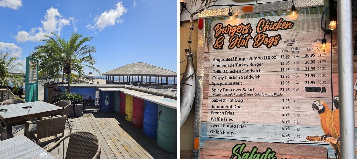 Key West Islip Beach Menu
