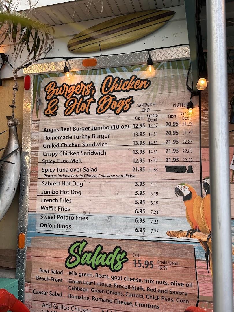 Key West Islip Beach Menu image 1